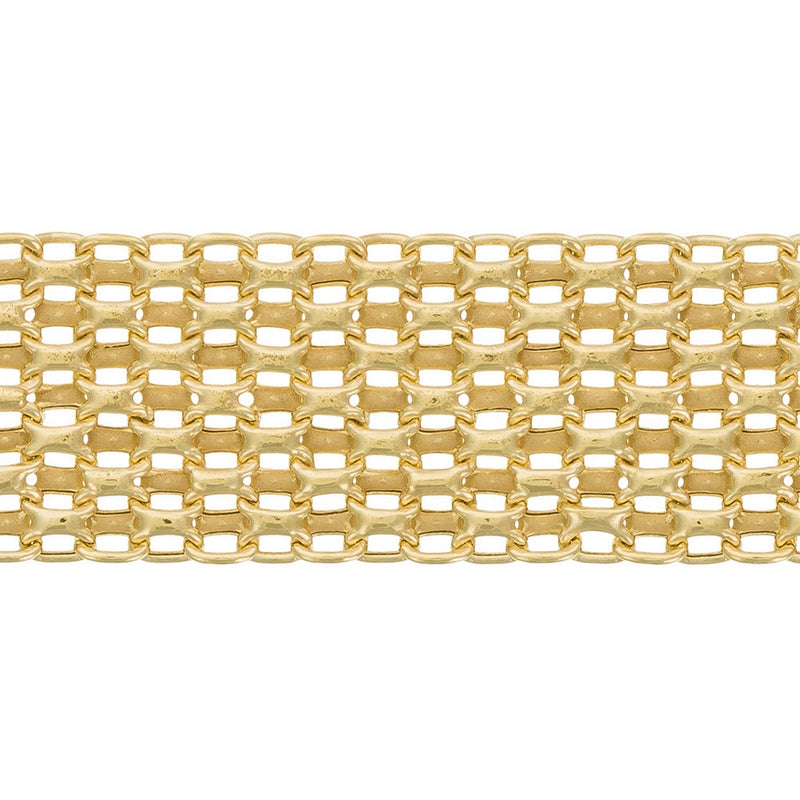 Bracelet "Maille Calera Fermoir Bouée" - Or Jaune