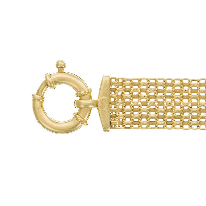 Bracelet "Maille Calera Fermoir Bouée" - Or Jaune