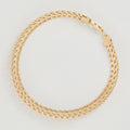 Armbånd "Maille Calera Rund Lås" 375/1000 Gult Guld