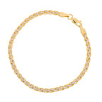 Bracelet Maille "Golya" Or Bicolore 375/1000