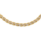 "Golya" Two-tone Gold 375/1000 Mesh Bracelet