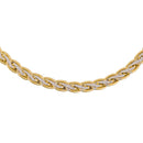 Pulsera de Malla “Golya” Oro Bicolor 375/1000