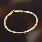 Pulsera de Malla “Golya” Oro Bicolor 375/1000
