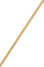 "Golya" Two-tone Gold 375/1000 Mesh Bracelet
