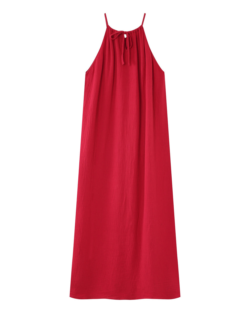 Robe Longue Rubis - Cerise