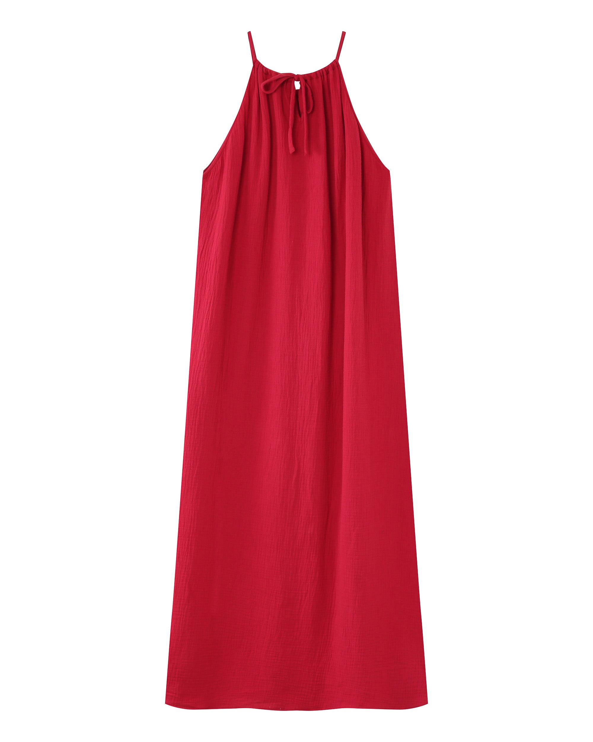 Robe Longue Rubis - Cerise