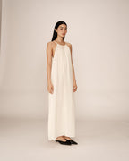 Rubis Long Dress - Ecru