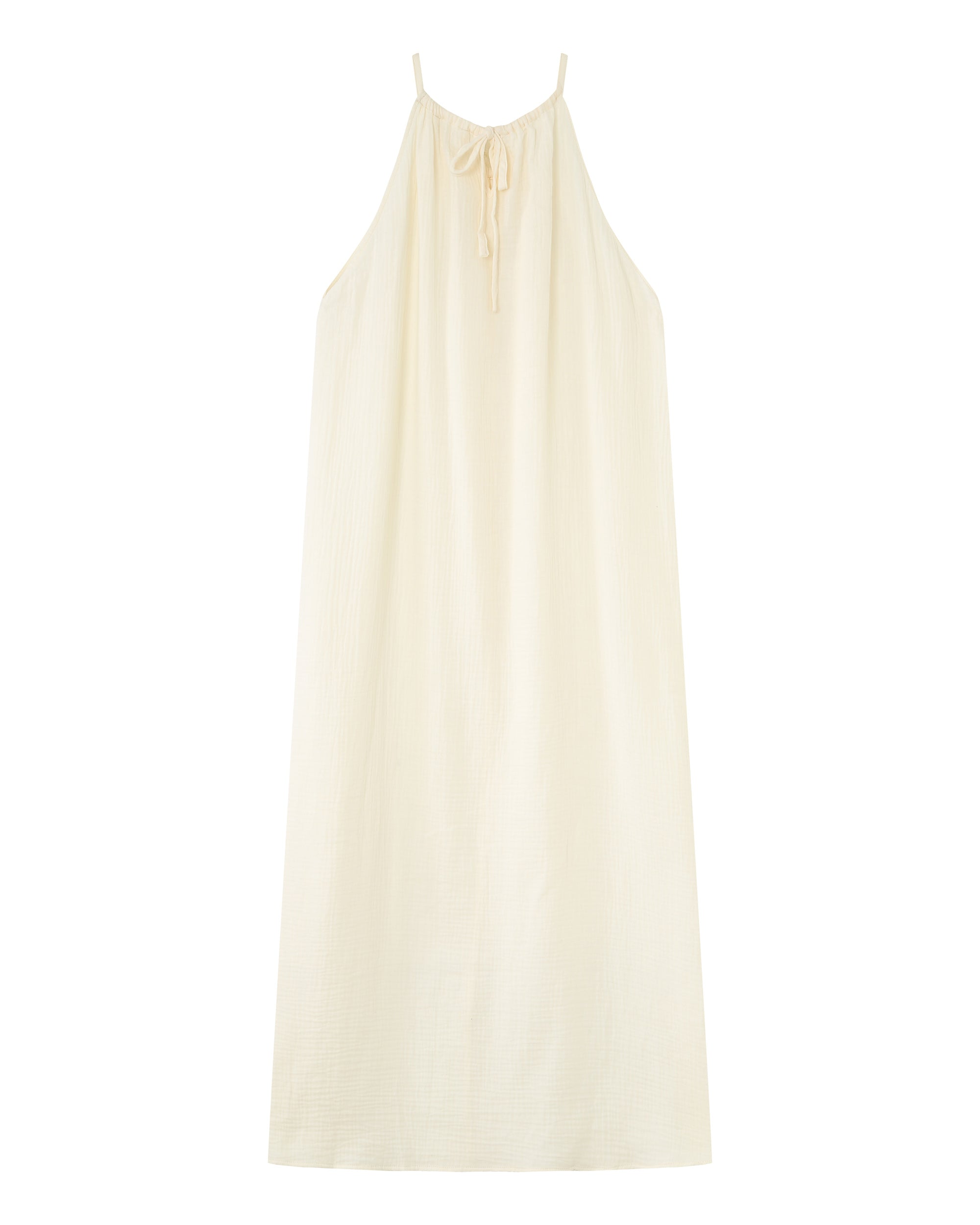Rubis Long Dress - Ecru
