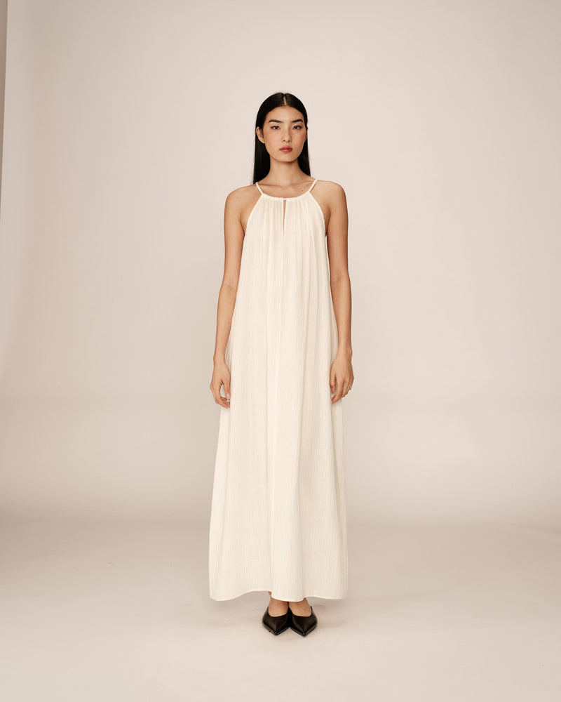 Ruby Ecru Long Dress