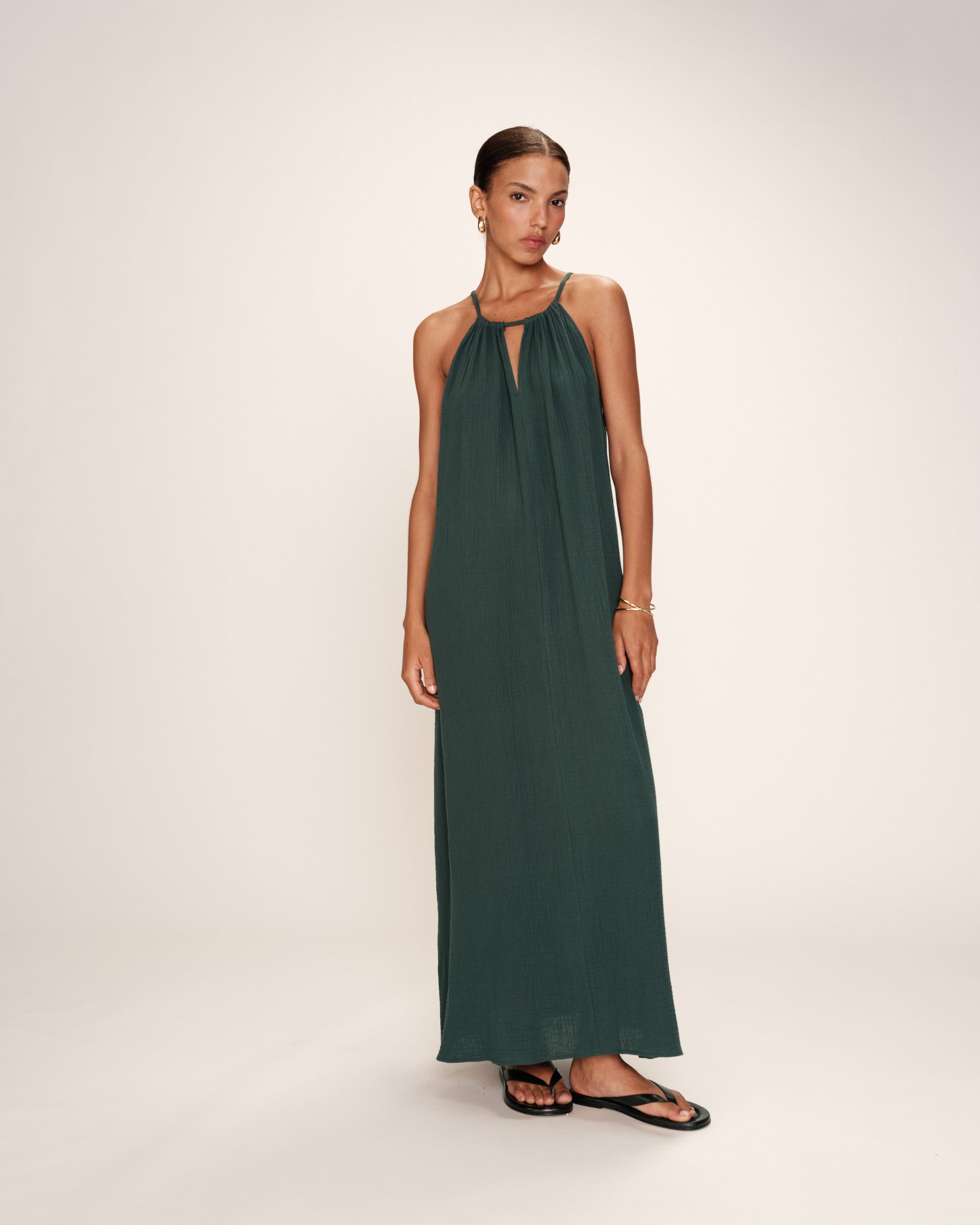 Robe Longue Rubis - Emeraude