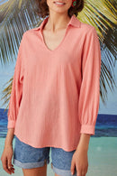 Rubobo Blouse - Guava