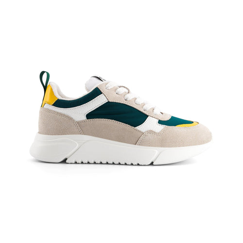 Sneakers Femme EDITION 7 Green Yellow.
