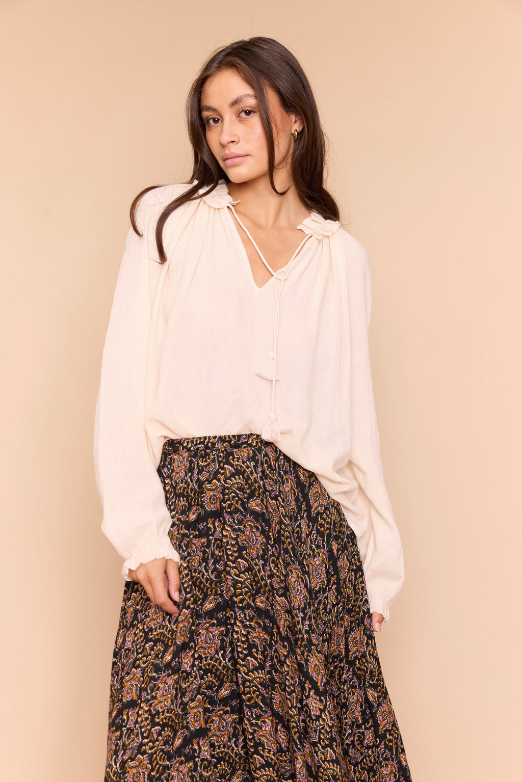Blusa Runy - Crema