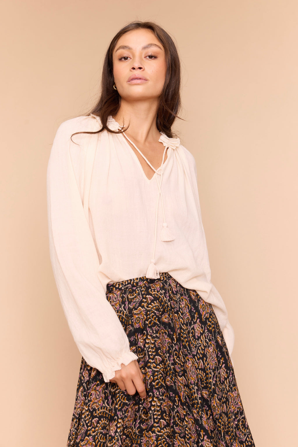 Blusa Runy - Crema