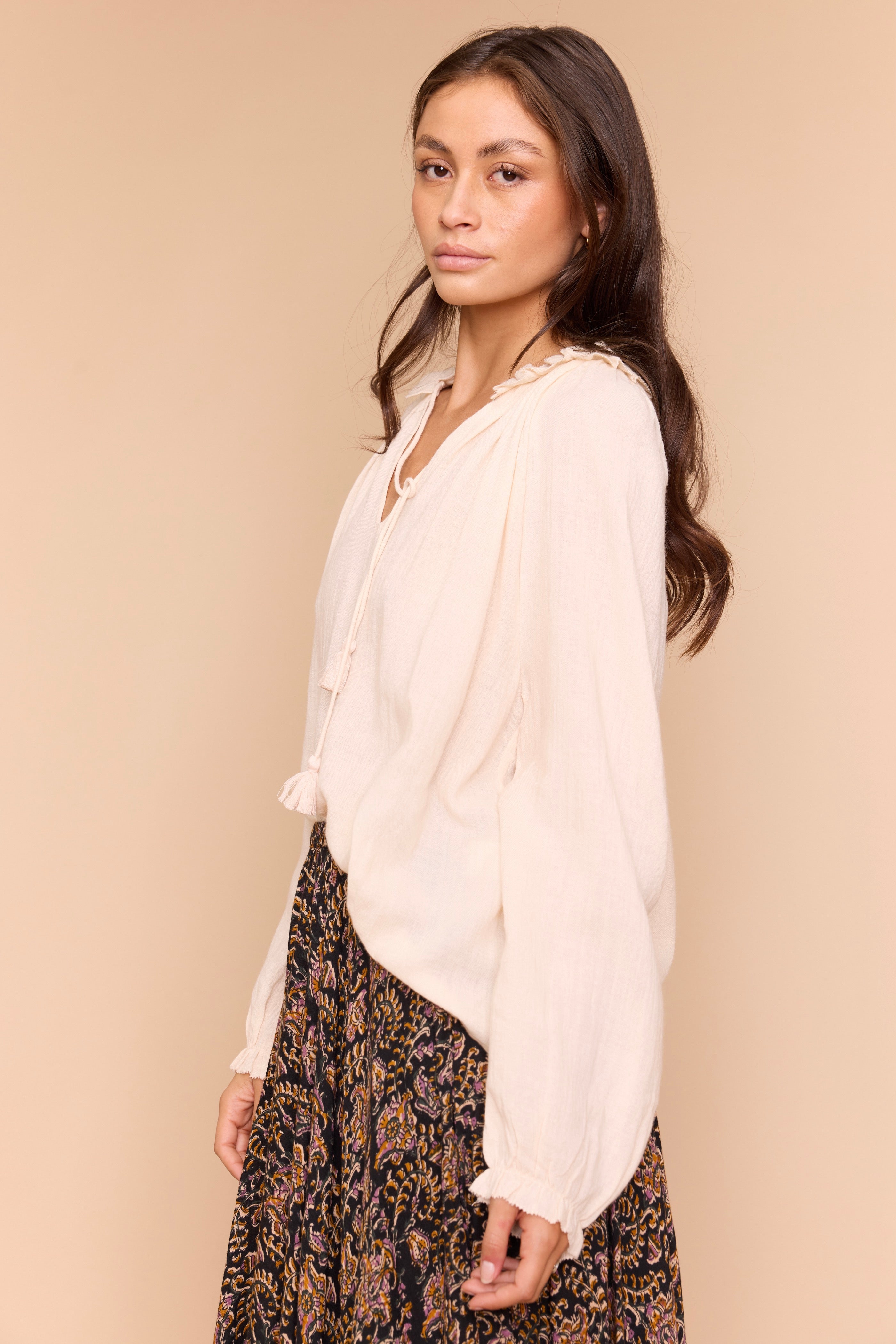 Blusa Runy - Crema