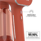 Pack - Steamer KARL XL + Rasoir Anti-Peluche - Terracotta