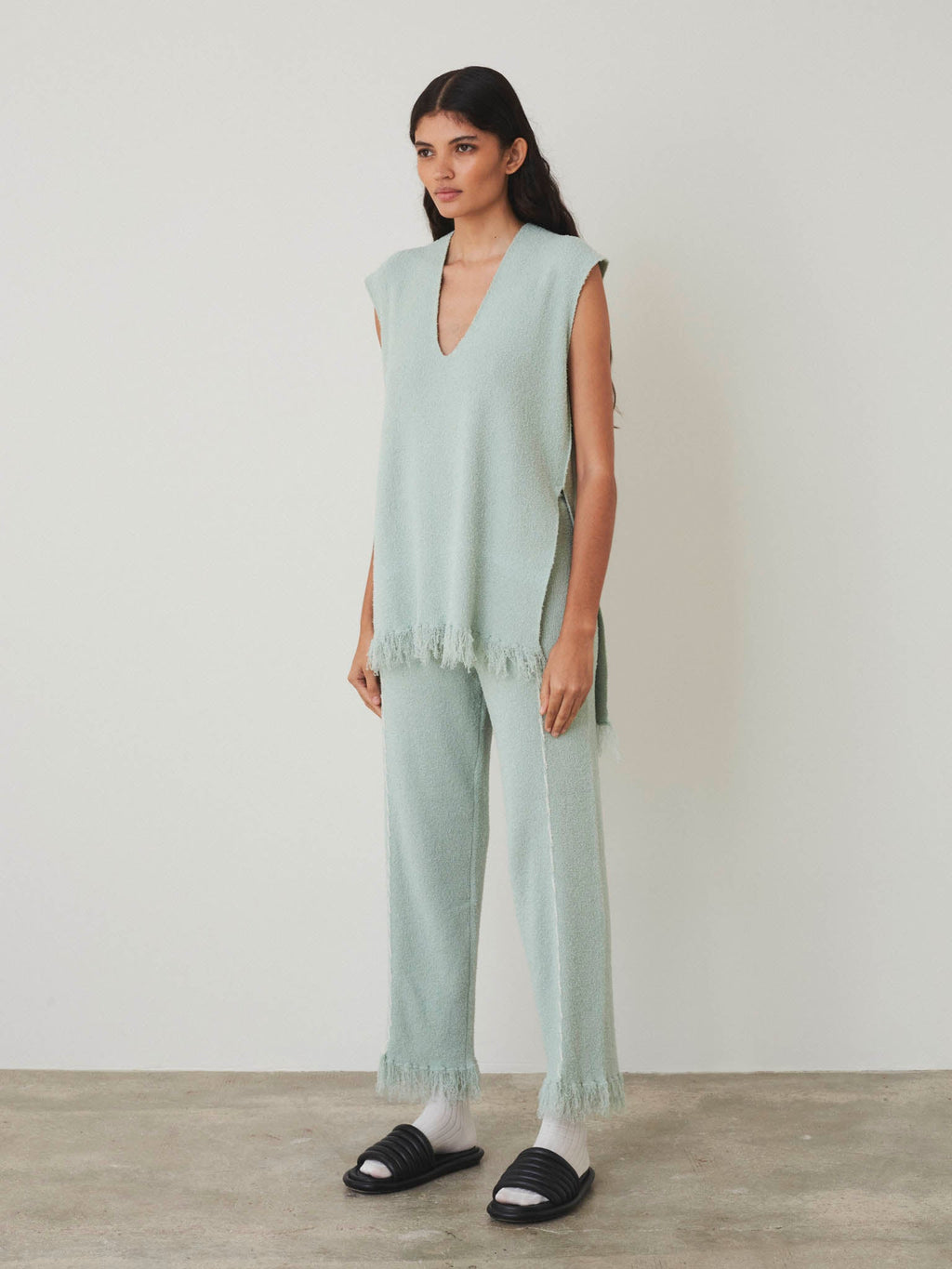 Katsura Top - Pastel Green