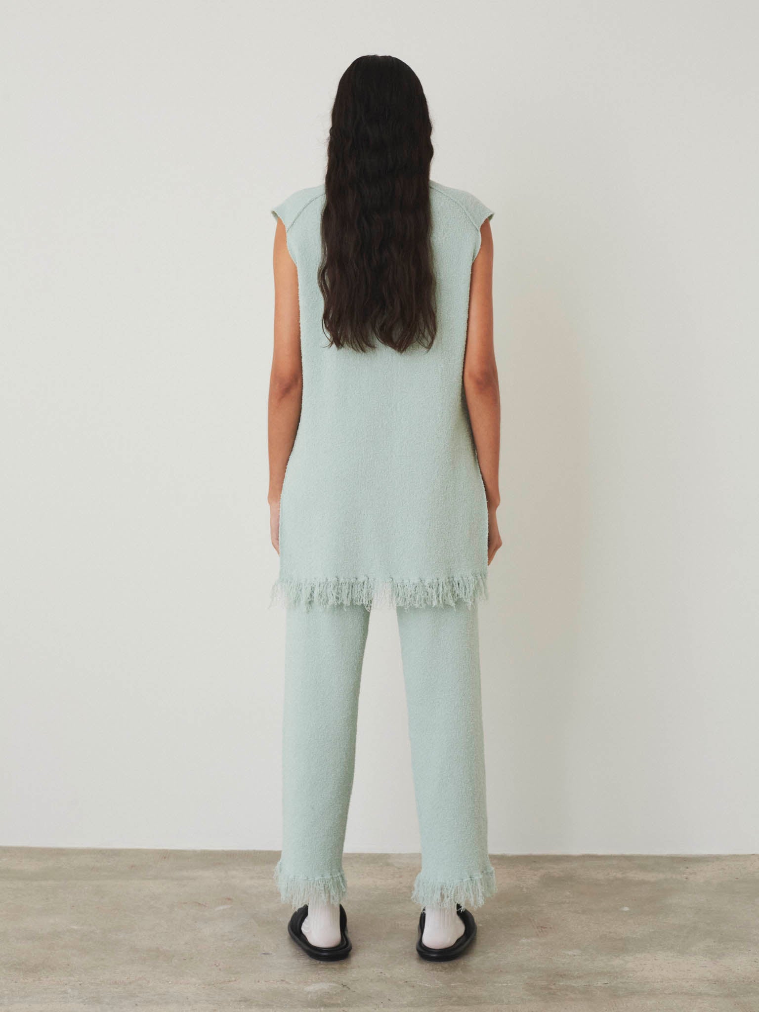 Katsura Top - Pastel Green
