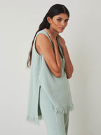 Katsura Top - Pastel Green