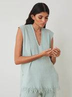 Katsura Top - Pastel Green