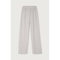 Pantalón de chándal recto - Gris claro jaspeado - Mujer