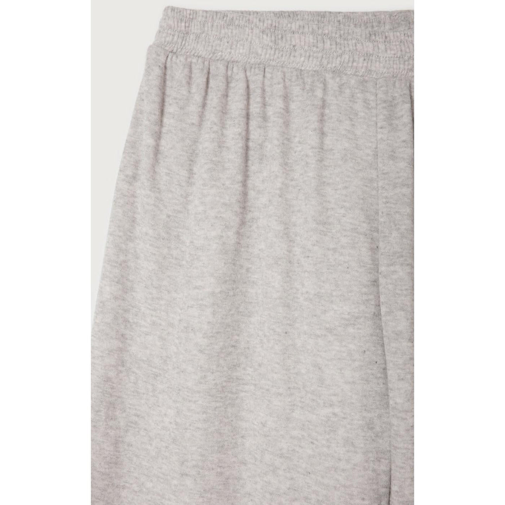 Pantalón de chándal recto - Gris claro jaspeado - Mujer