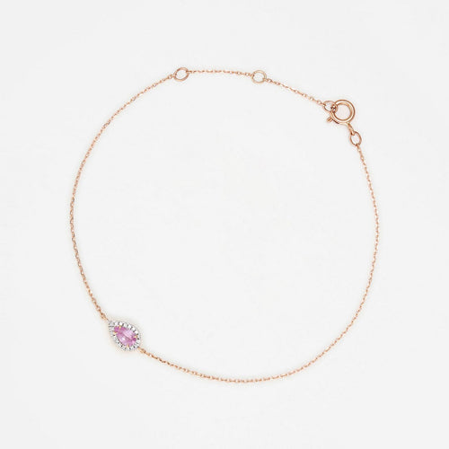 Bracelet "Lina" D0,04/18 Ps0,22/1 - Or Rose 375/1000