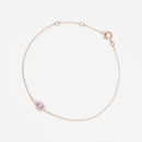 Bracelet "Lina" D0,04/18 Ps0,22/1 - Rose Gold 375/1000