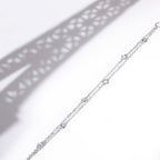 Pulsera “Life Line” D0.11/8 – Oro blanco 375/1000