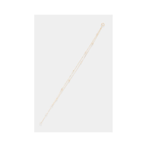 Bracelet "Ligne De Vie" Diamants 0,105/8 - Or Jaune 375/1000