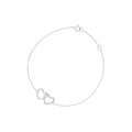 "Never Without You" Bracelet D0,11/18 - 375/1000 White Gold