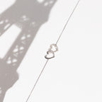 "Never Without You" Bracelet D0,11/18 - 375/1000 White Gold
