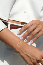 Bracelet "Bunbury" D 0,17/38 - Or Blanc 375/1000