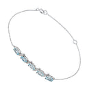 Bracelet "Adelaide" D 0,09/16 Bt 1,75/5 - Or Blanc 375/1000