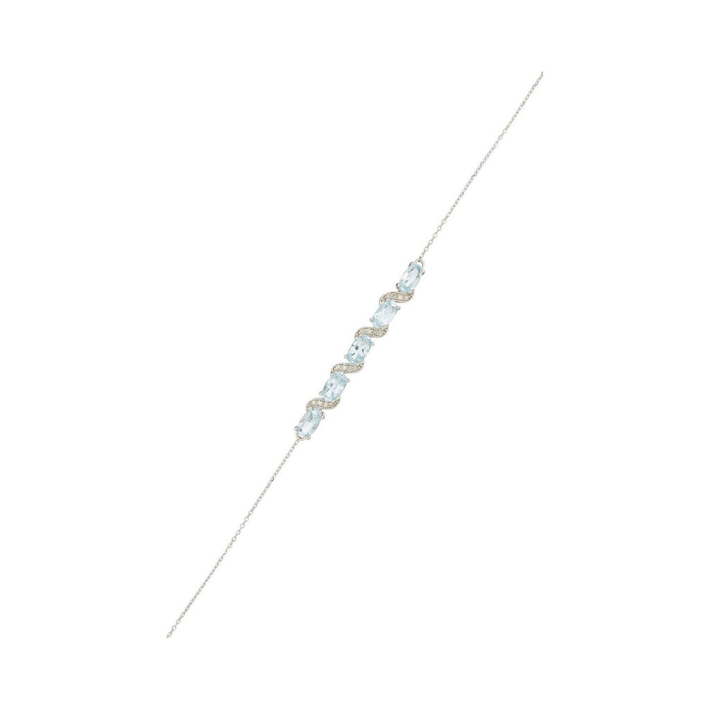 "Adelaide" bracelet D 0.09/16 Bt 1.75/5 - 375/1000 White Gold