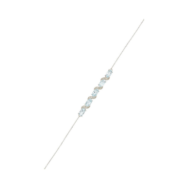 Brazalete "Adelaida" D 0,09/16 Bt 1,75/5 - Oro blanco 375/1000