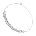Bracelet "Launceston" D 0.42/85 Bt0 2.8/4 - White Gold 375/1000