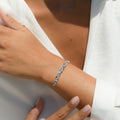 "Launceston" bracelet D 0.42/85 Bt0 2.8/4 - 375/1000 White Gold