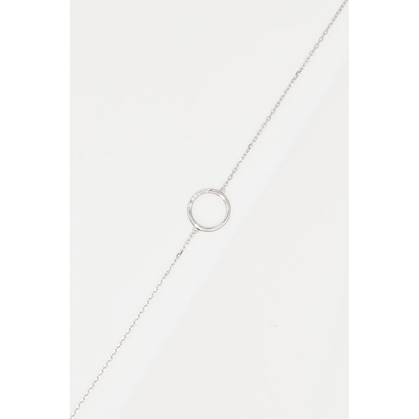 Pulsera "Círculo" D0.02/5 - Oro blanco 375/1000