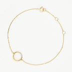 Pulsera "Círculo" D0.02/5 - Oro amarillo 375/1000