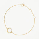 Bracelet "Cercle" D0,02/5 - Or Jaune 375/1000