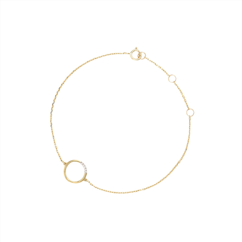 Bracelet "Cercle" D0,02/5 - Yellow Gold 375/1000