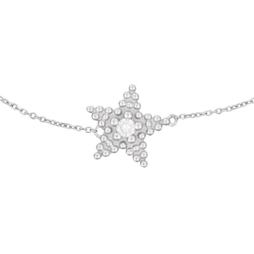 Pulsera "Estrellas" D0.047/1 - Oro blanco 375/1000