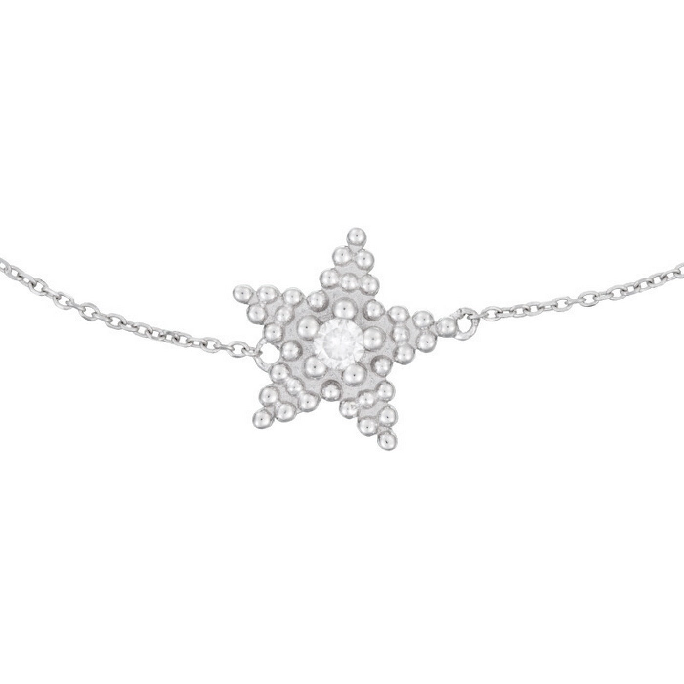 Pulsera "Estrellas" D0.047/1 - Oro blanco 375/1000