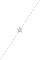 Bracelet "Stars" D0,047/1 - Gold Blanc 375/1000