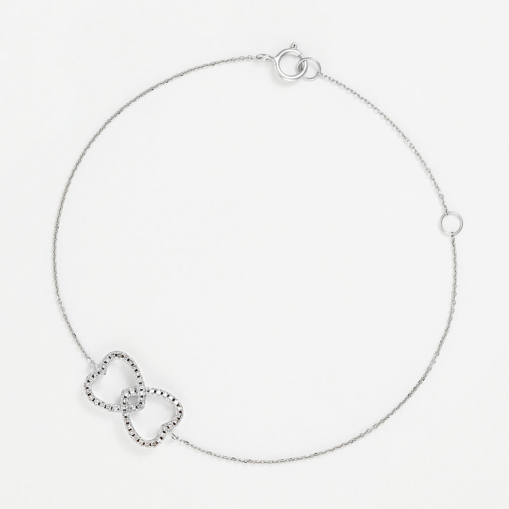 Pulsera "Akam" D0.12/48 - Oro blanco 375/1000