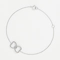 Pulsera "Akam" D0.12/48 - Oro blanco 375/1000