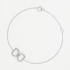 Pulsera "Akam" D0.12/48 - Oro blanco 375/1000