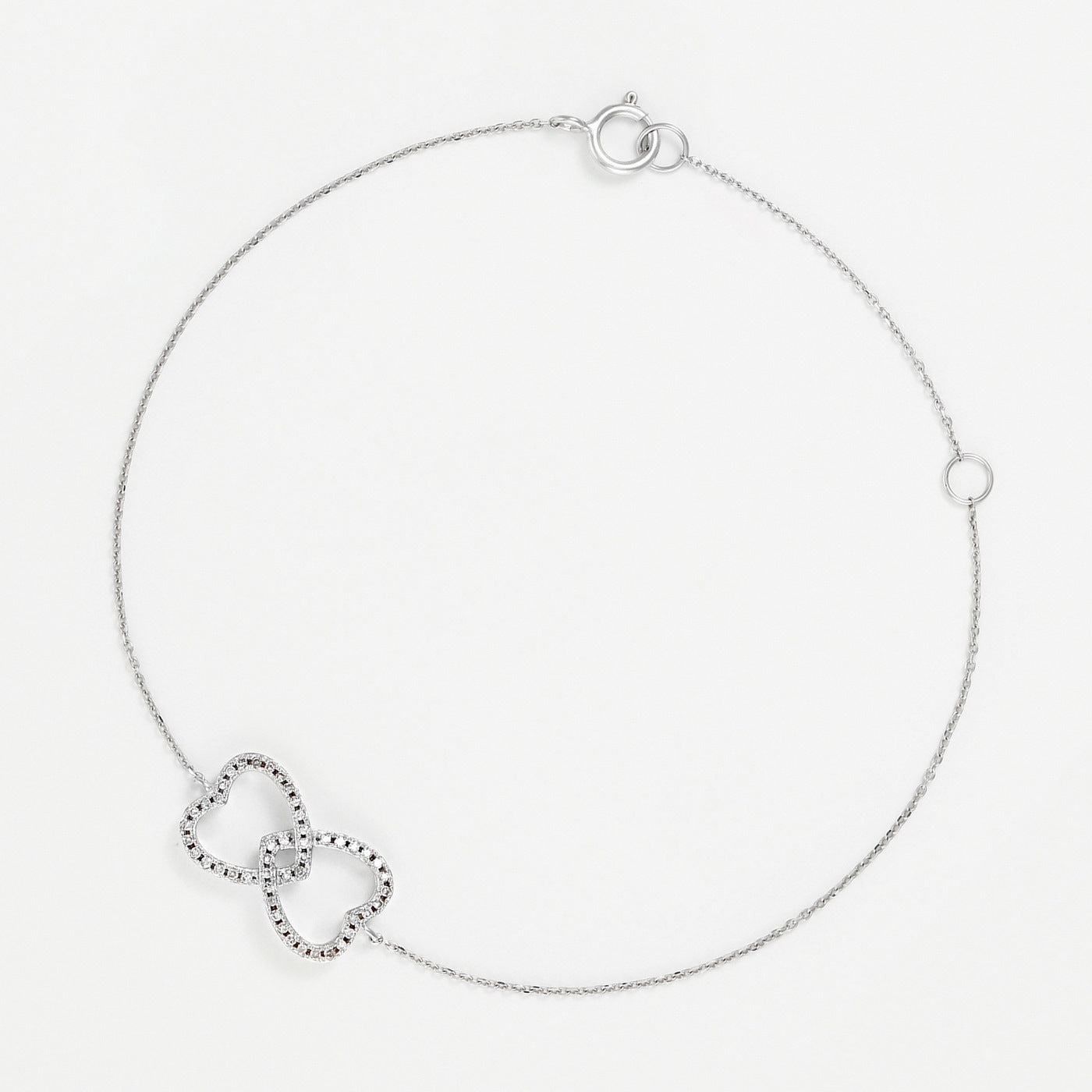 Pulsera "Akam" D0.12/48 - Oro blanco 375/1000