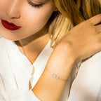Pulsera "Akam" D0.12/48 - Oro blanco 375/1000